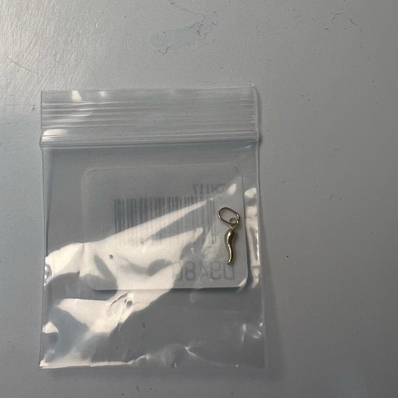 NWT Solid Gold Italian Horn Charm - Picture 2 of 2